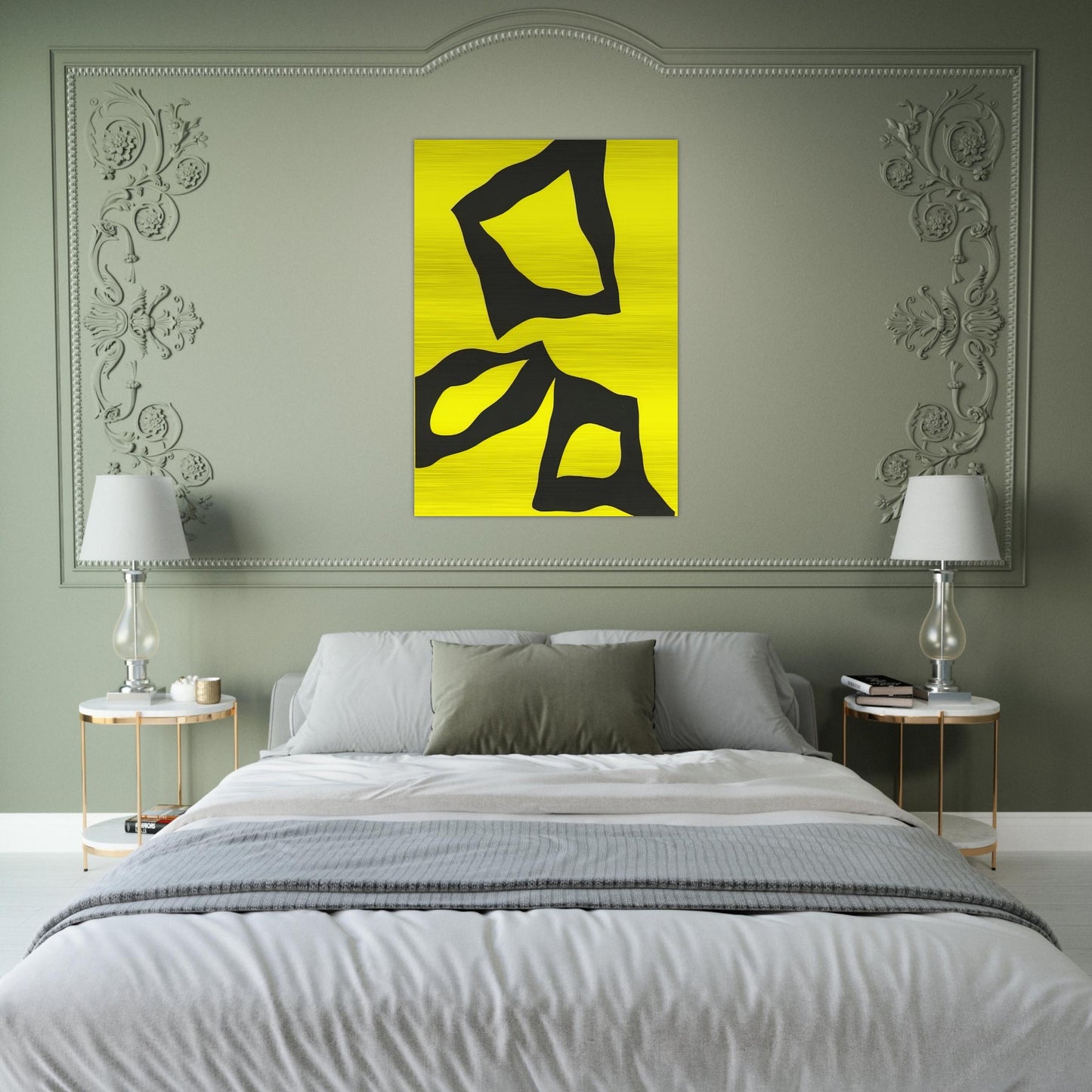 Hasard - Jean Arp Brushed Aluminum Print - 70x100 cm / 28x40 inches | Jean Arp Aluminum Print | Jean Arp Prints