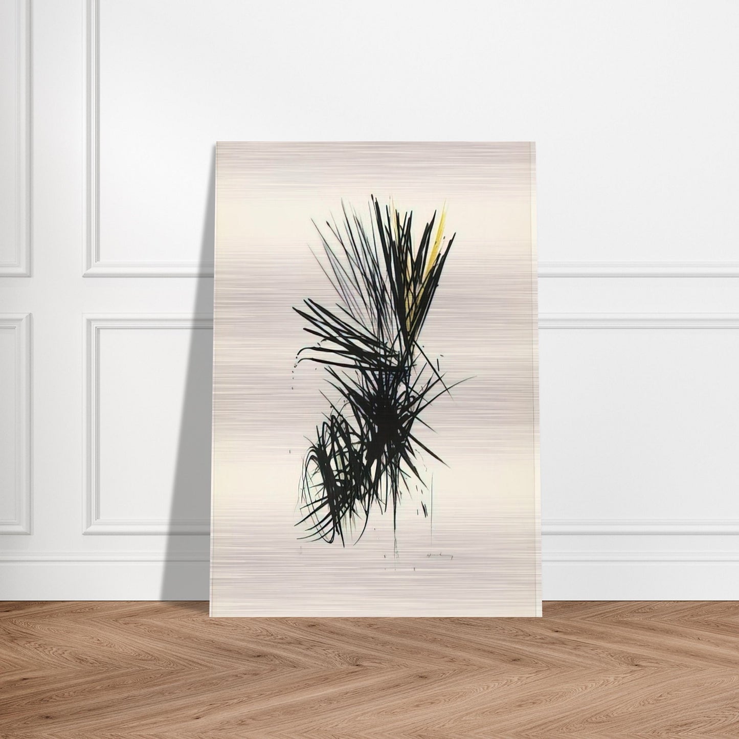 Untitled L 12 - 1957 - Hans Hartung Brushed Aluminum Print - 70x100 cm / 28x40 inches | Hans Hartung Aluminum Print | Hans Hartung Prints