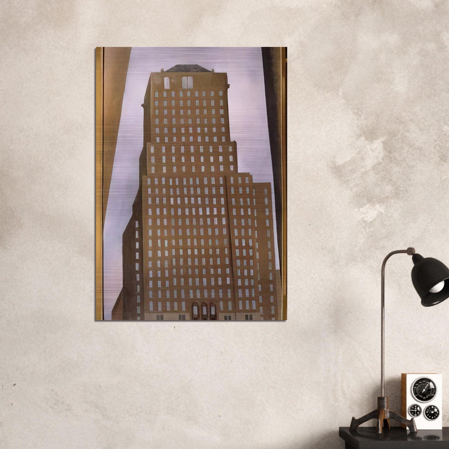 Shelton Hotel New York No. 1 - Georgia O'Keeffe Brushed Aluminum Print - 70x100 cm / 28x40 inches | Georgia O'Keeffe Aluminum Print | Georgia O'Keeffe Prints