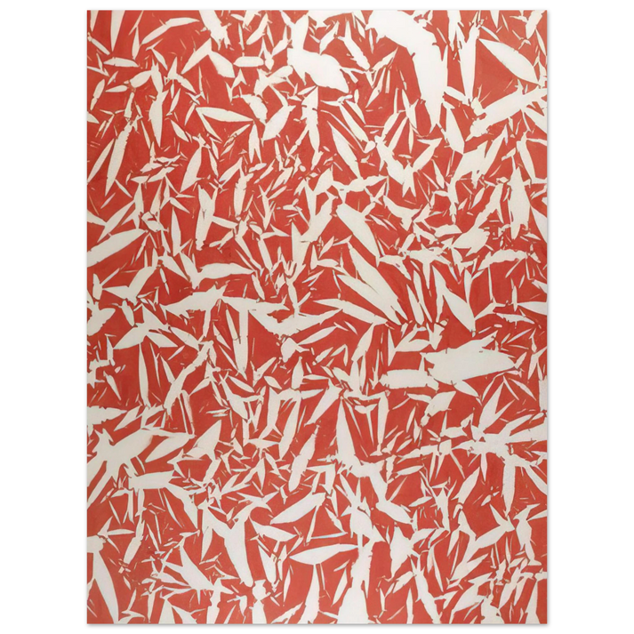 Simon Hantai - Study - 1969  75x100 cm / 30x40inches Fine Art Poster