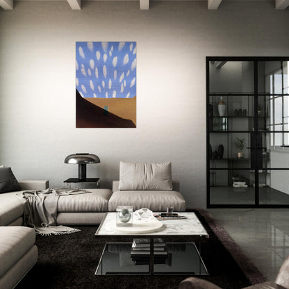 In the Patio VIII - Georgia O'Keeffe Brushed Aluminum Print - 70x100 cm / 28x40 inches | Georgia O'Keeffe Aluminum Print | Georgia O'Keeffe Prints