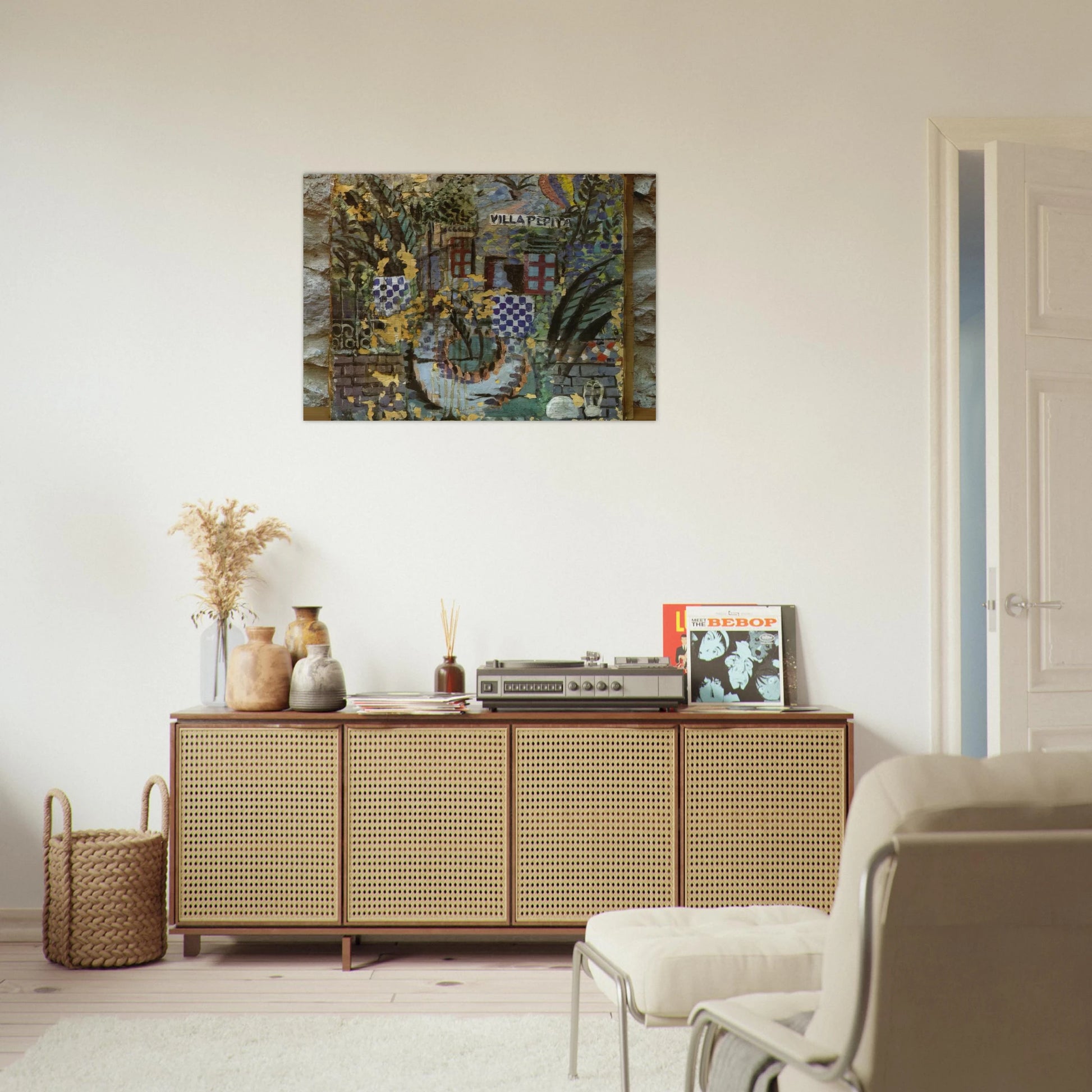 VILLA PEPITA - Salvador Dali Brushed Aluminum Print - 70x100 cm / 28x40 inches | Salvador Dali Aluminum Print | Salvador Dali Prints