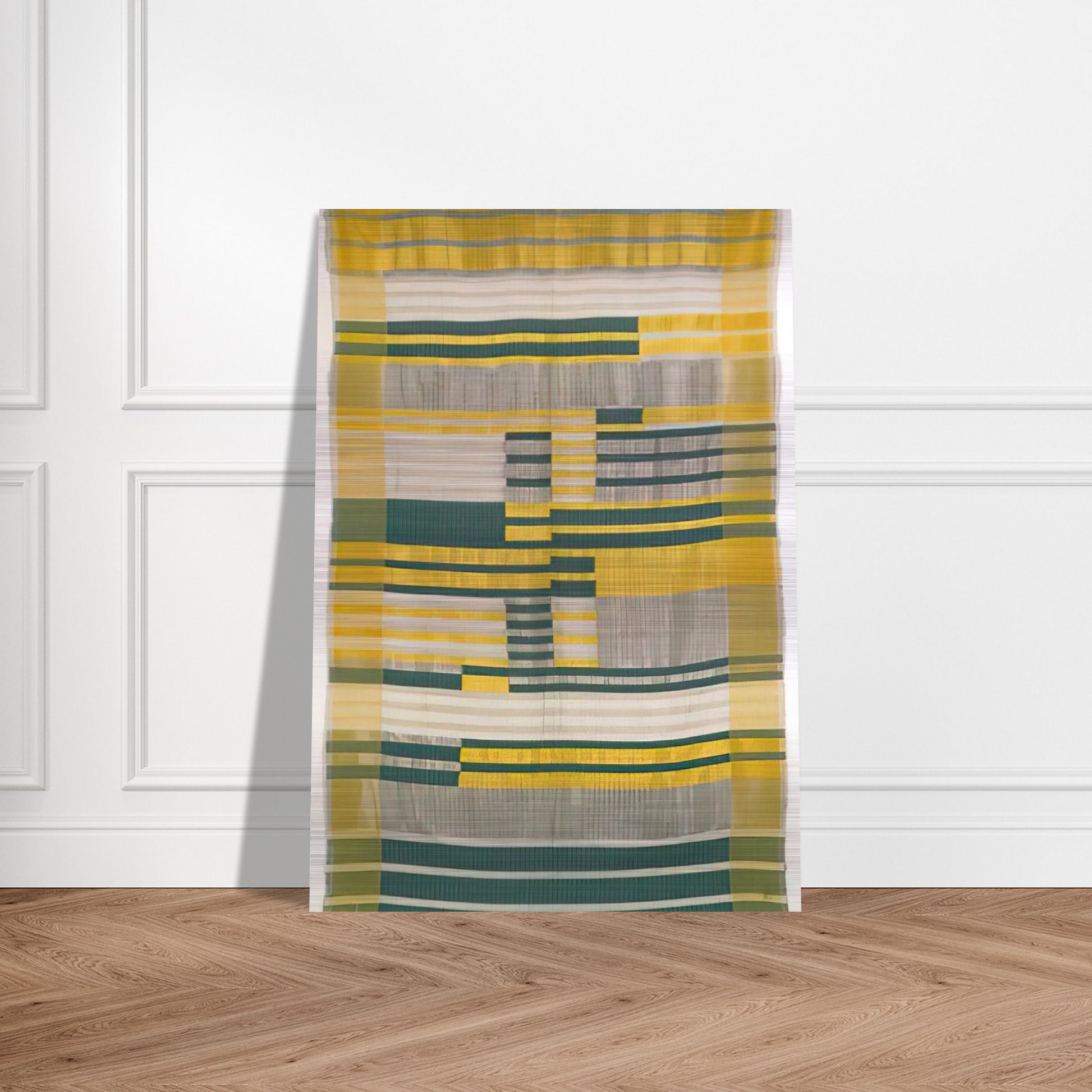 WALL HANGING 1925 - Anni Albers Brushed Aluminum Print - 70x100 cm / 28x40 inches | Anni Albers Aluminum Print | Anni Albers Prints
