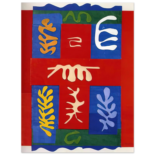 Henri Matisse - CUT OUTS 4  75x100 cm / 30x40inches Fine Art Poster