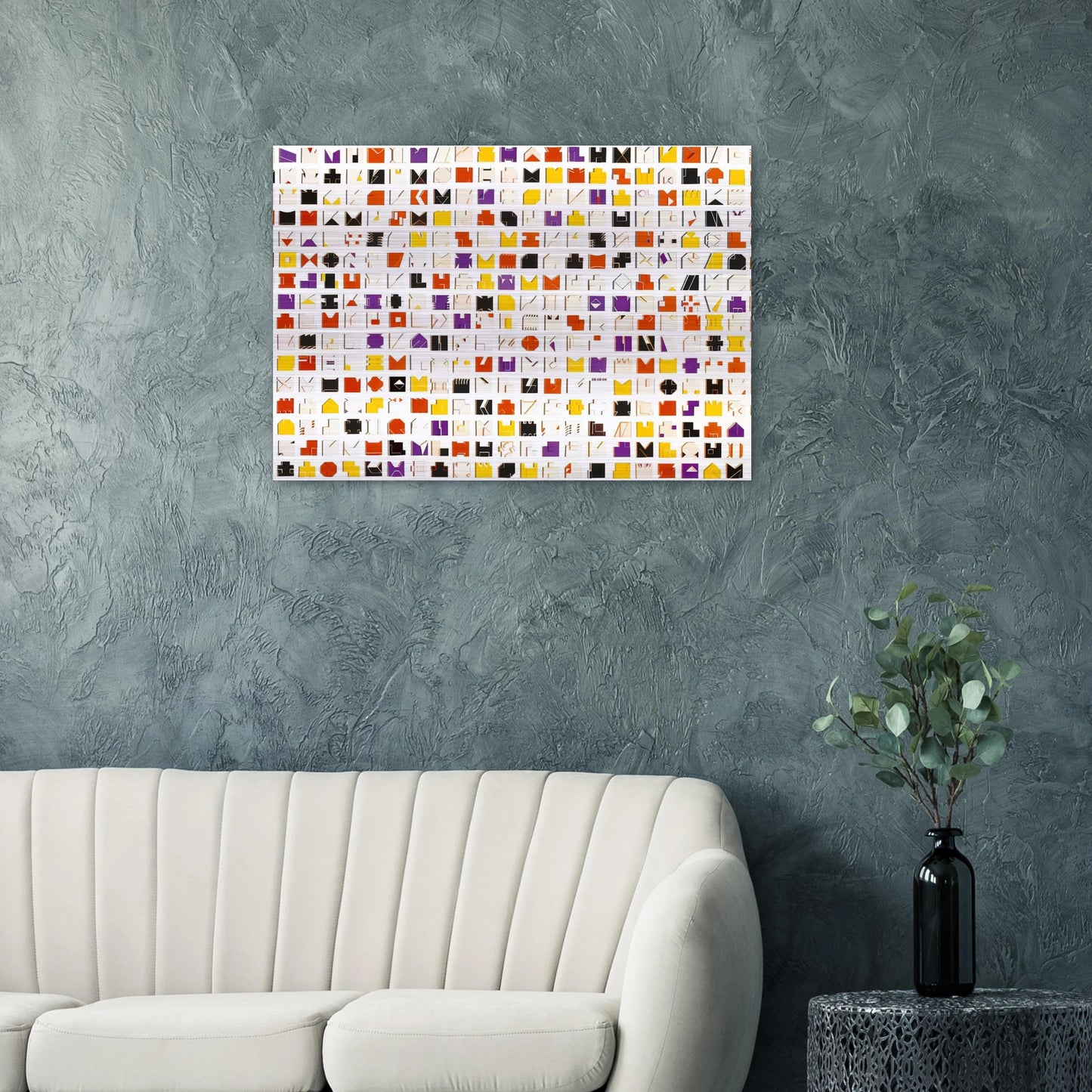 Book of Time - 1961 - Lygia Pape Brushed Aluminum Print - 70x100 cm / 28x40 inches | Lygia Pape Aluminum Print | Lygia Pape Prints