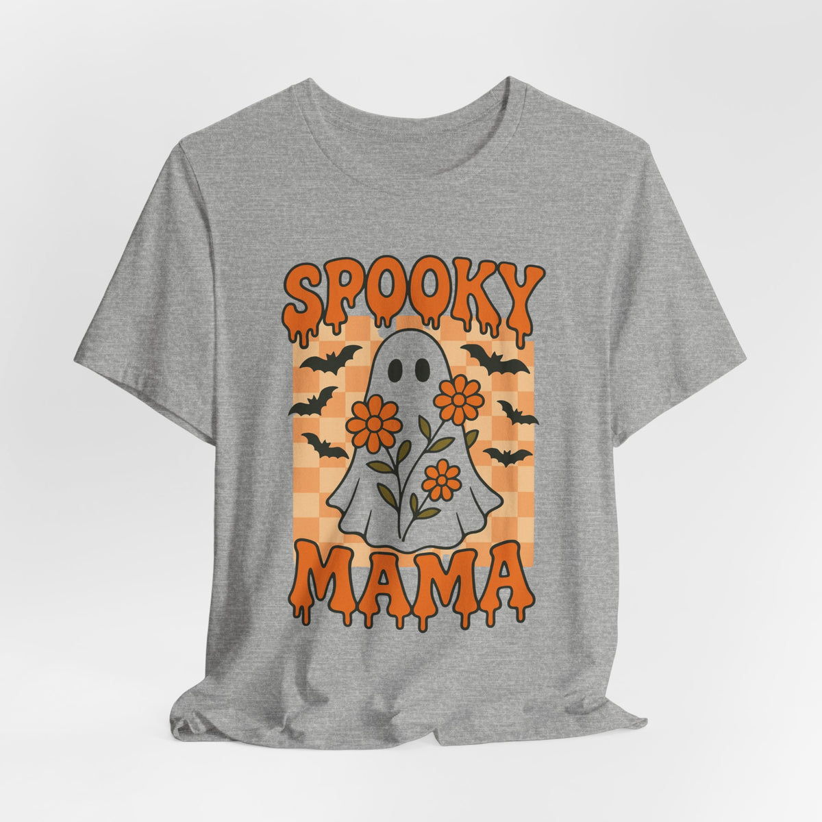 Spooky Mama Groovy Vintage Ghost Halloween Spooky Mom Moeder