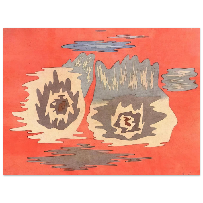 Paul Klee - THE PLACE OF THE TWINS 1929  75x100 cm / 30x40inches Fine Art Poster