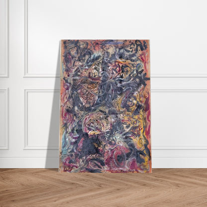 PATTERN - Jackson Pollock Brushed Aluminum Print - 70x100 cm / 28x40 inches | Jackson Pollock Aluminum Print | Jackson Pollock Prints
