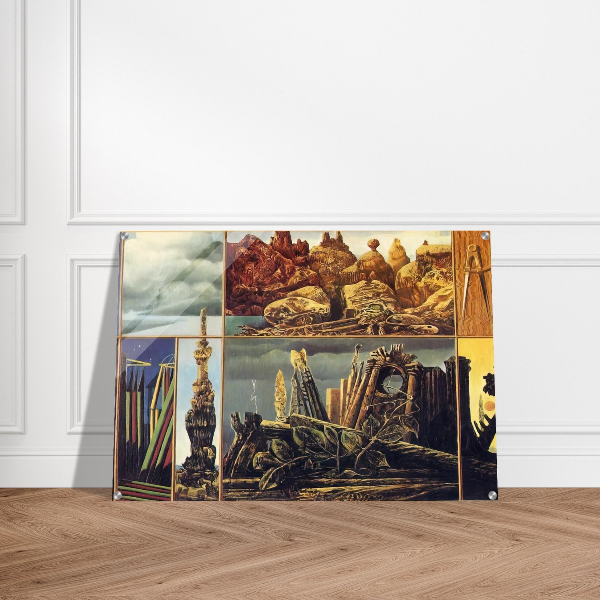 Painting for Young People - Max Ernst Acrylic Print - 70x100 cm / 28x40″ inches
