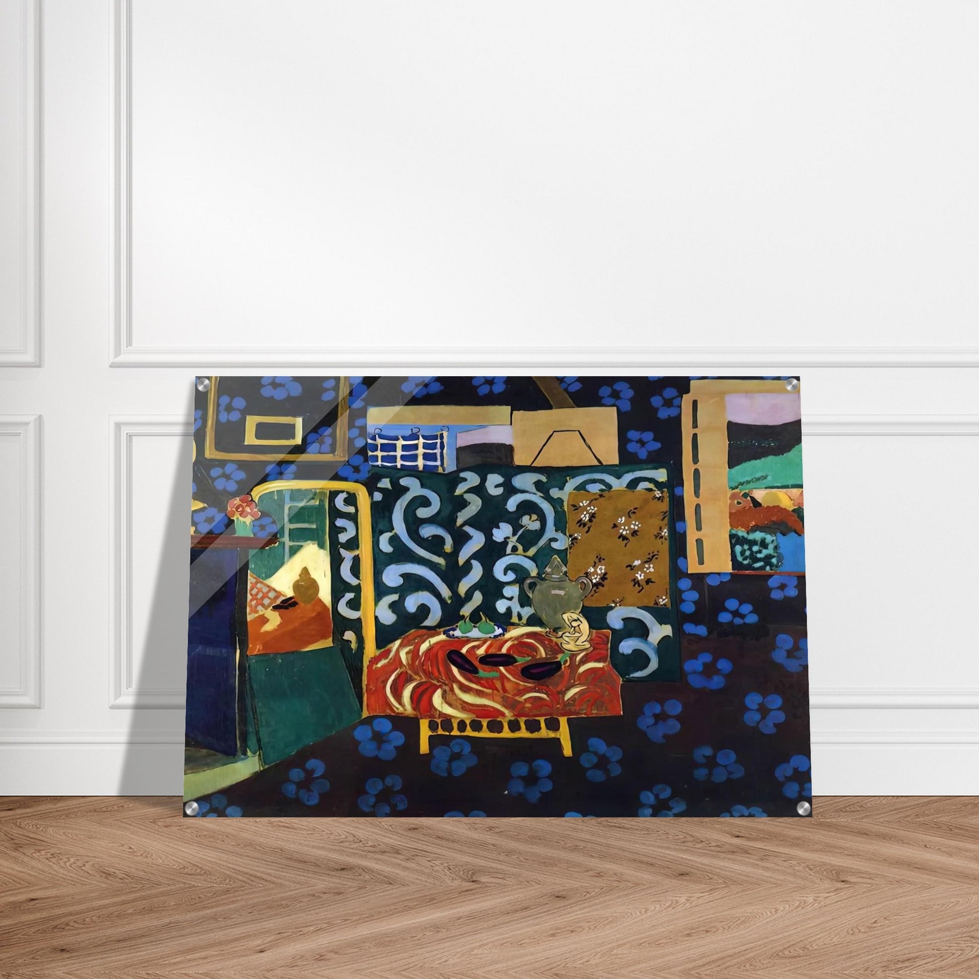 STILL LIFE WITH AUBERGINES 1911 - Henri Matisse Acrylic Print - 70x100 cm / 28x40″ inches
