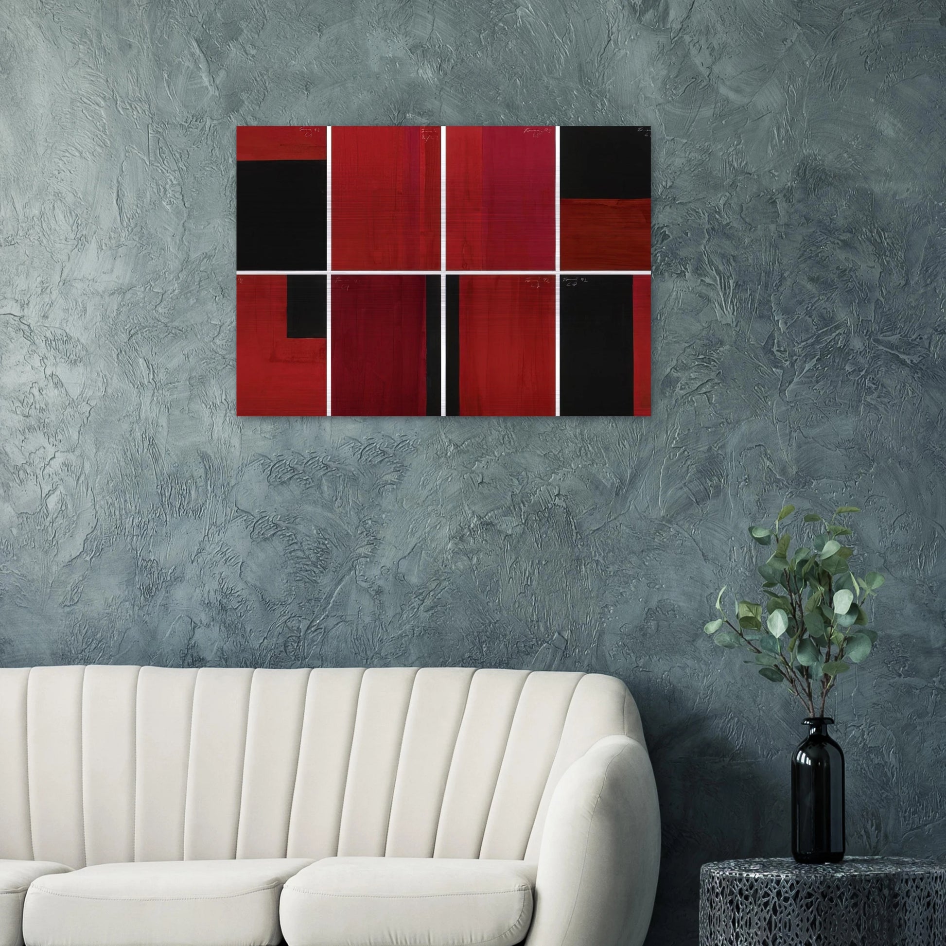 Untitled in 8 Parts - 1992 - Gunther Forg Brushed Aluminum Print - 70x100 cm / 28x40 inches | Gunther Forg Aluminum Print | Gunther Forg Prints