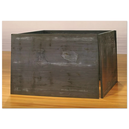 ONE TON PROP HOUSE OF CARDS 1969 - Richard Serra Brushed Aluminum Print - 70x100 cm / 28x40 inches | Richard Serra Aluminum Print | Richard Serra Prints