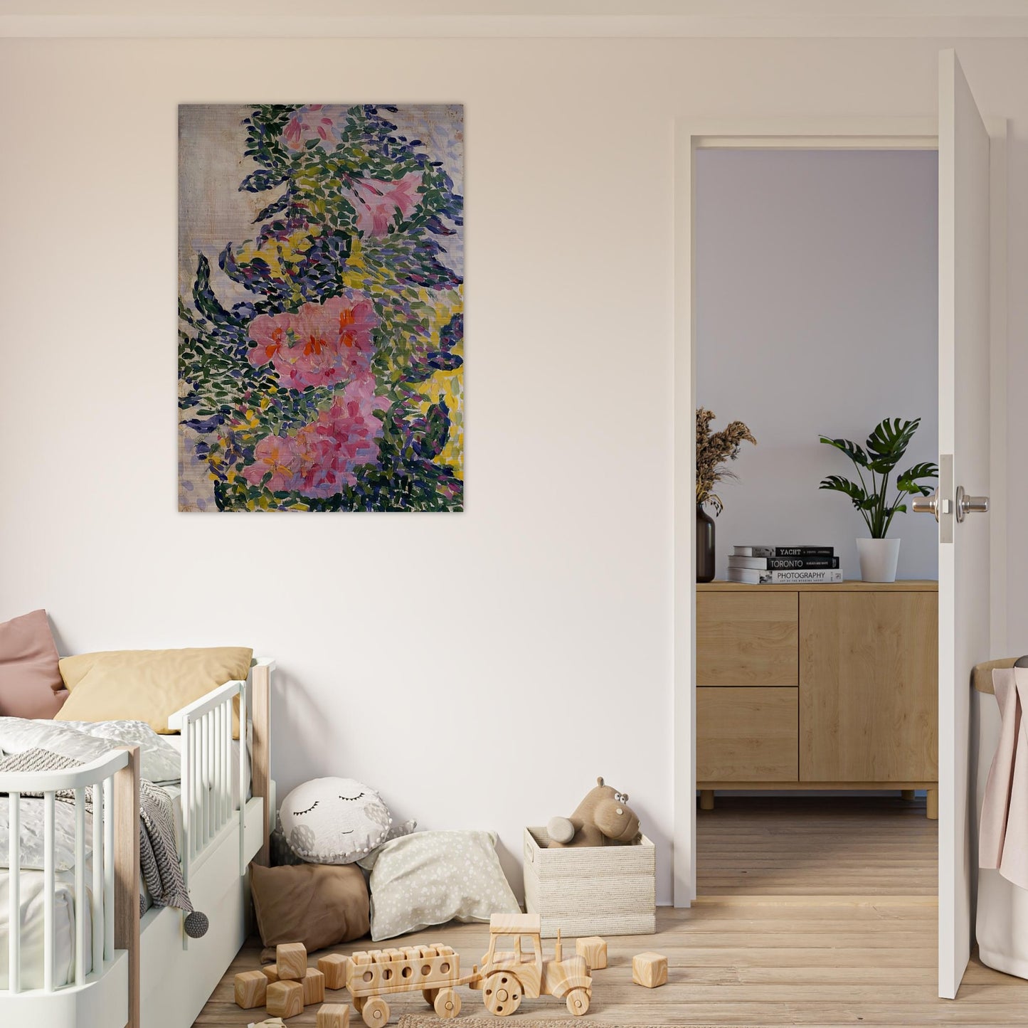 Flowers - Henri-Edmond Cross Brushed Aluminum Print - 70x100 cm / 28x40 inches | Henri-Edmond Cross Aluminum Print | Henri-Edmond Cross Prints