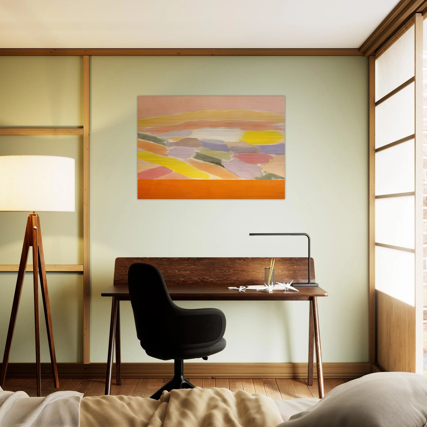 Arielle - 1978 - Ronnie Landfield Brushed Aluminum Print - 70x100 cm / 28x40 inches | Ronnie Landfield Aluminum Print | Ronnie Landfield Prints
