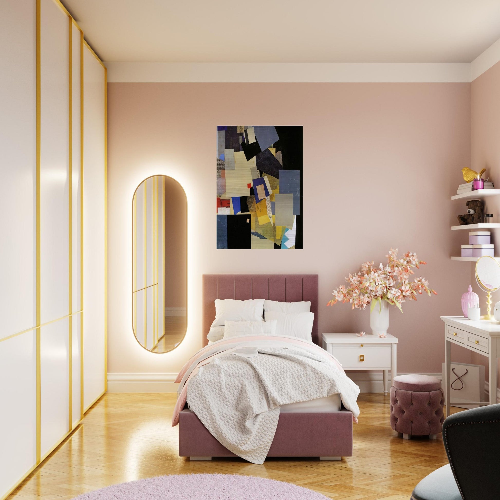 ELIKAN 1925 - Kurt Schwitters Brushed Aluminum Print - 70x100 cm / 28x40 inches | Kurt Schwitters Aluminum Print | Kurt Schwitters Prints