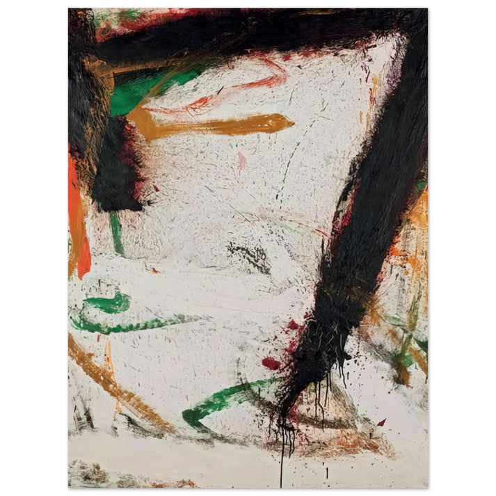 Norman Bluhm - Gronk! - 1964  75x100 cm / 30x40inches Fine Art Poster