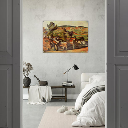 Mountains in Provence - Paul Cézanne Acrylic Print - 70x100 cm / 28x40″ inches