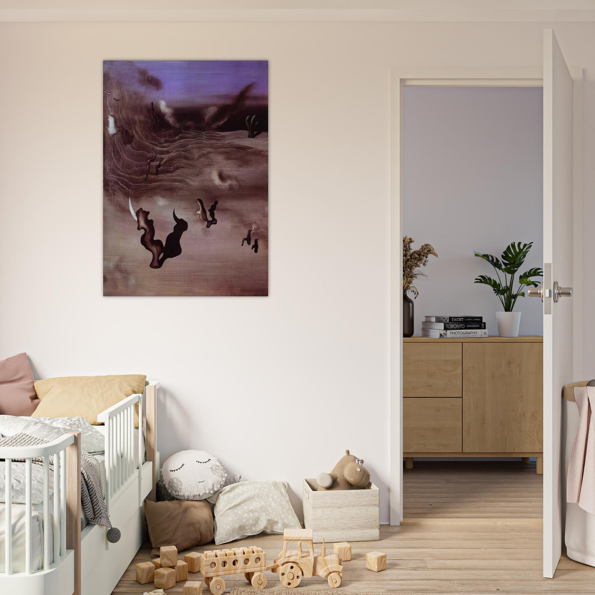 Wind - Yves Tanguy Brushed Aluminum Print - 70x100 cm / 28x40 inches | Yves Tanguy Aluminum Print | Yves Tanguy Prints