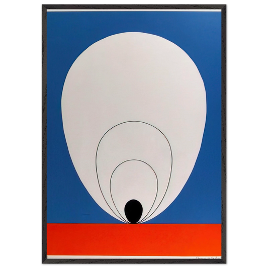 Tulip - 1978 - Clarence Holbrook Carter 70x100 cm / 28x40 inches Framed Art Print – Black Wooden Frame