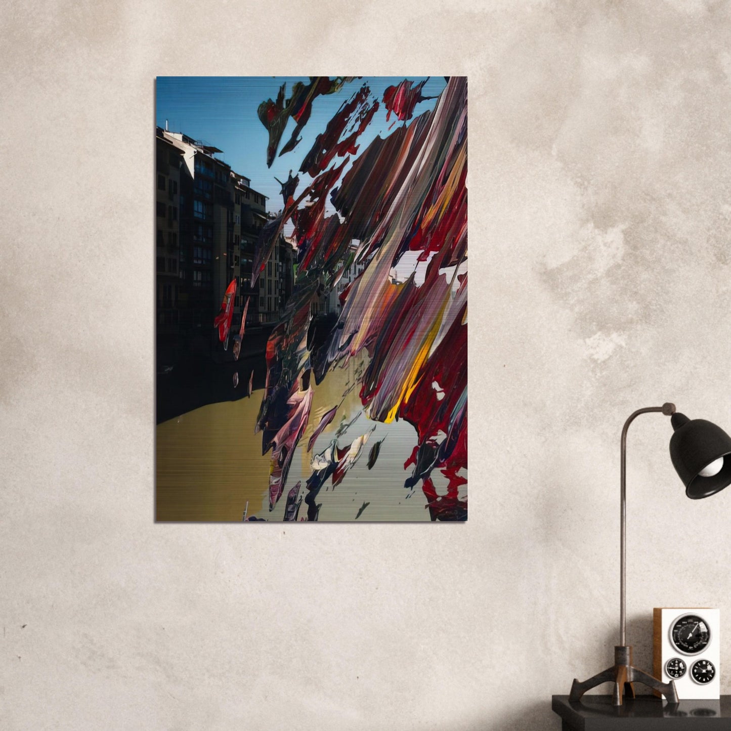FIRENZE - Gerhard Richter Brushed Aluminum Print - 70x100 cm / 28x40 inches | Gerhard Richter Aluminum Print | Gerhard Richter Prints