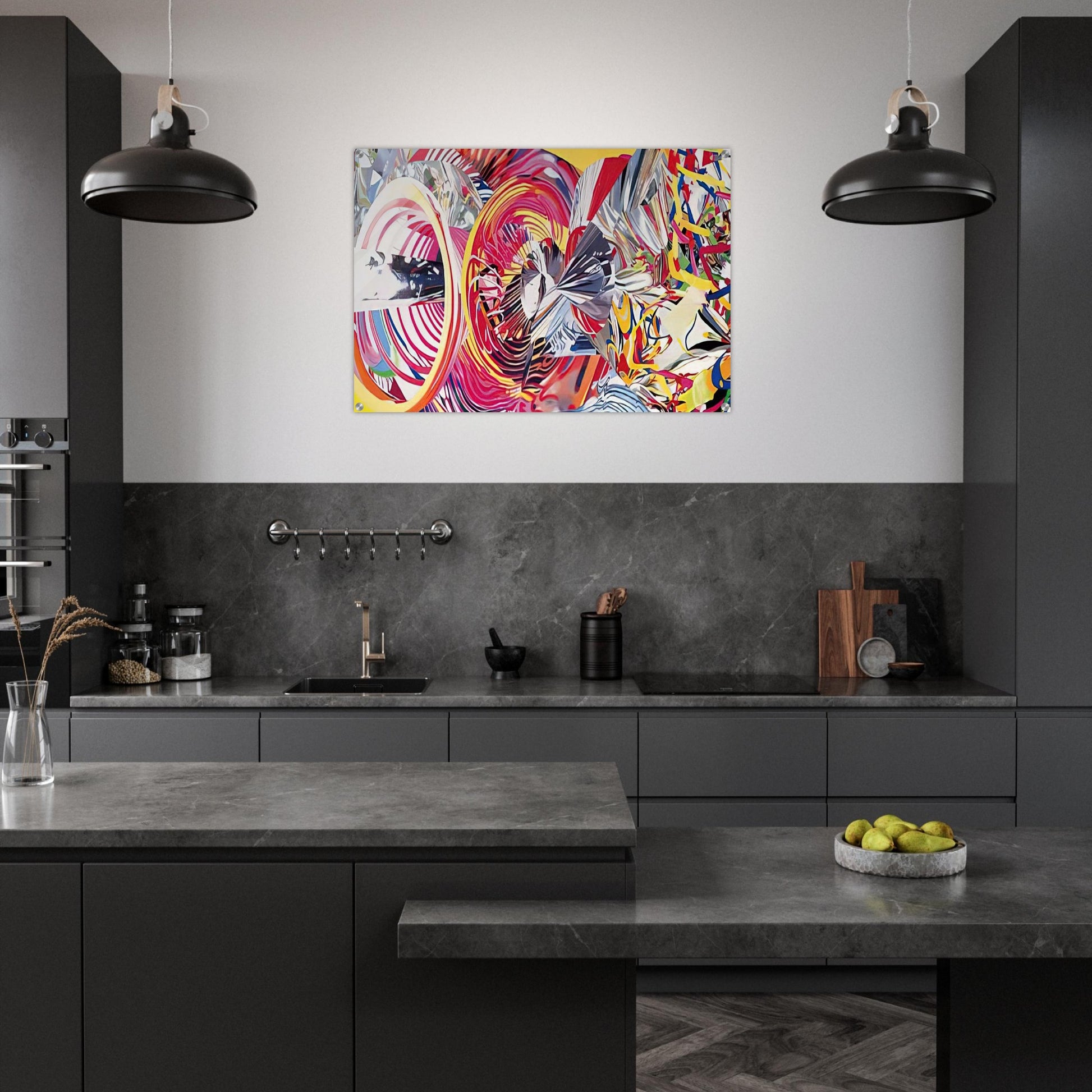 Stowaway Peers Out at the Speed of Light - James Rosenquist Acrylic Print - 70x100 cm / 28x40″ inches
