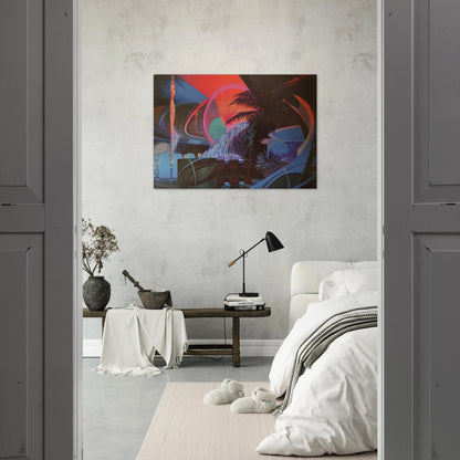Syd Mead - Syd Mead Brushed Aluminum Print - 70x100 cm / 28x40 inches | Syd Mead Aluminum Print | Syd Mead Prints