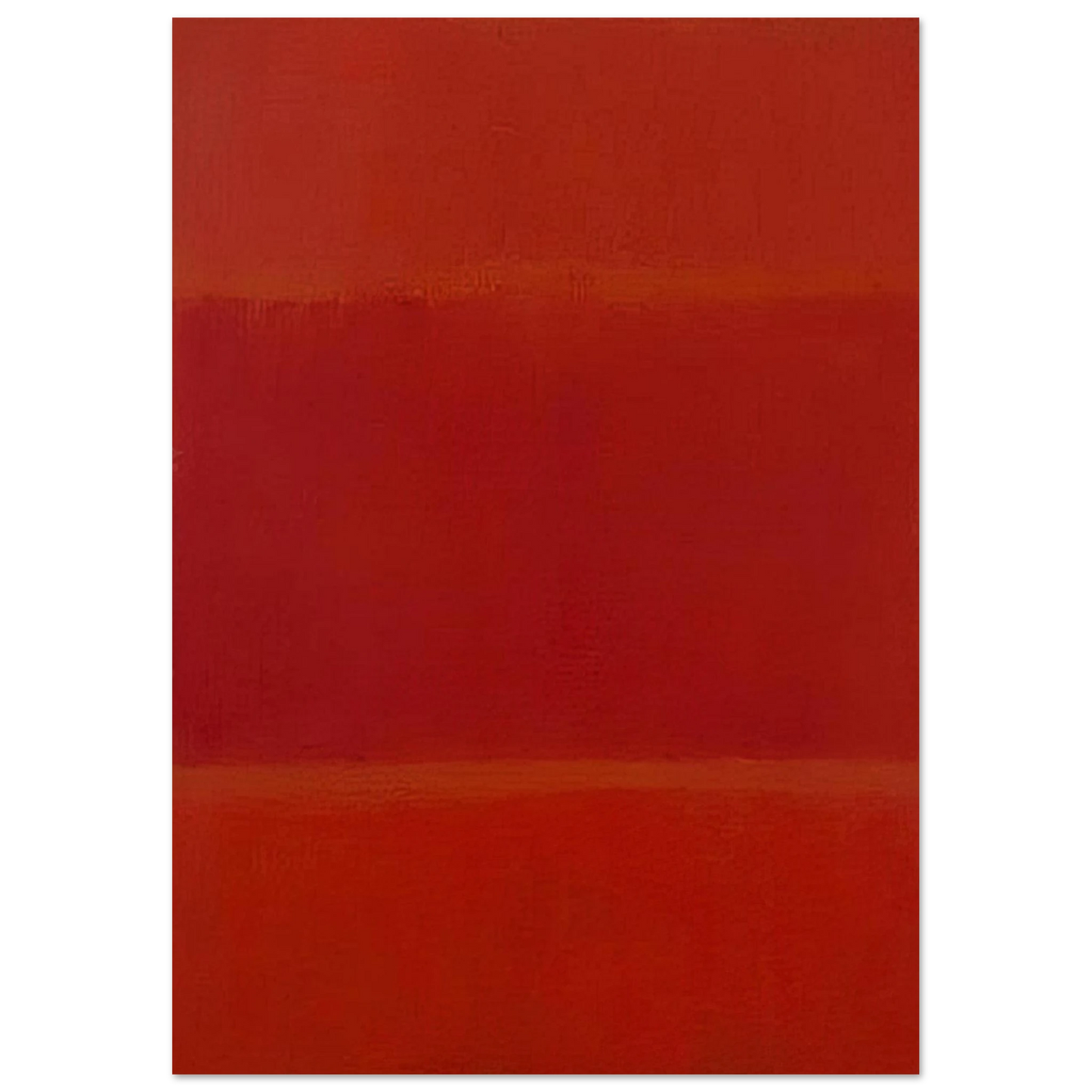 Mark Rothko - Red and Orange - 1955 Wall Art - 30x40 cm / 12x16 inches - Fine Art Poster-canvas - -