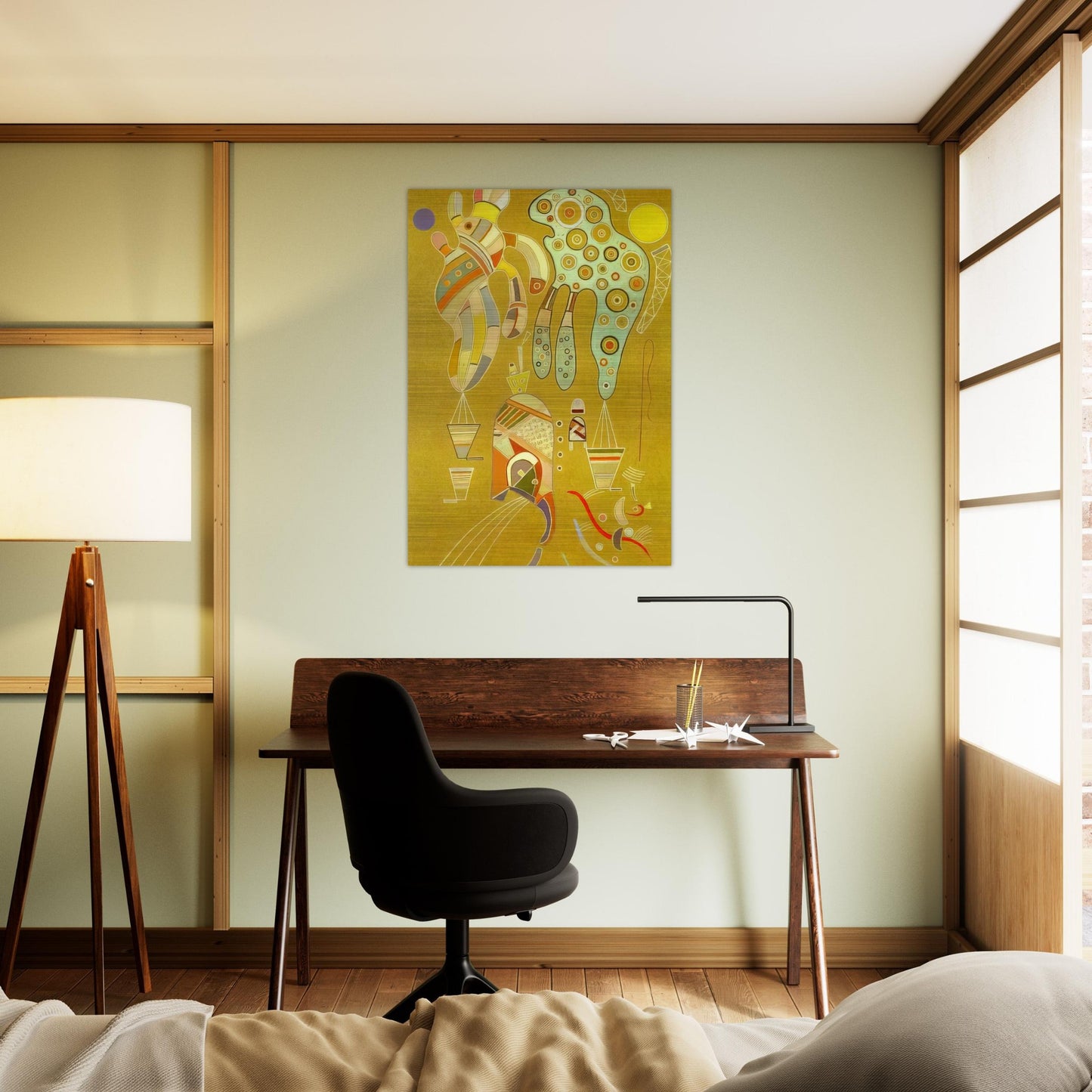 UNTITLED 1941 - Wassily Kandinsky Brushed Aluminum Print - 70x100 cm / 28x40 inches | Wassily Kandinsky Aluminum Print | Wassily Kandinsky Prints