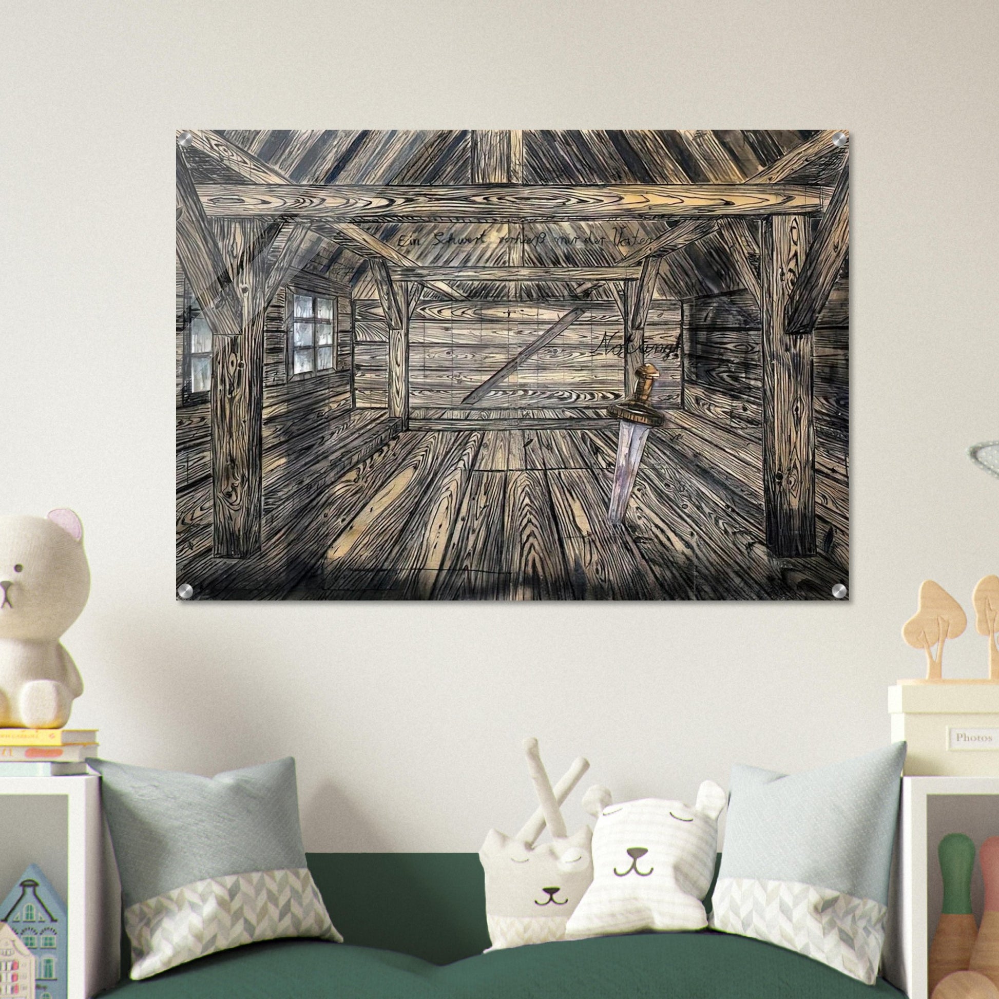 NOTHUNG 1973 - Anselm Kiefer Acrylic Print - 70x100 cm / 28x40″ inches