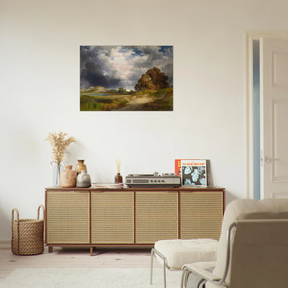 East Hampton - Thomas Moran Brushed Aluminum Print - 70x100 cm / 28x40 inches | Thomas Moran Aluminum Print | Thomas Moran Prints
