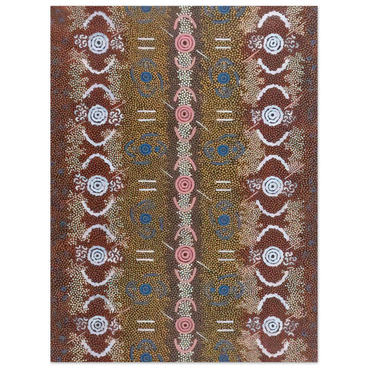 Clifford Possum Tjapaltjarri - Honey Ant Dreaming - 1993  75x100 cm / 30x40inches Fine Art Poster