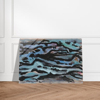 Composition - 1959 - Alfred Manessier Acrylic Print - 70x100 cm / 28x40″ inches