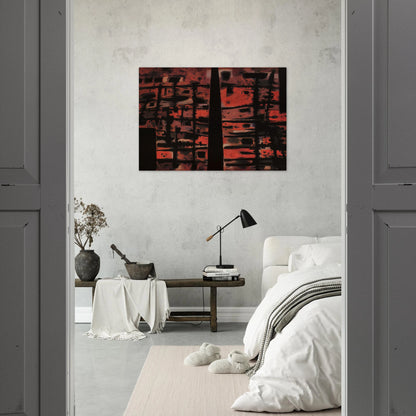 La Sixième Heure - 1958 - Alfred Manessier Brushed Aluminum Print - 70x100 cm / 28x40 inches | Alfred Manessier Aluminum Print | Alfred Manessier Prints