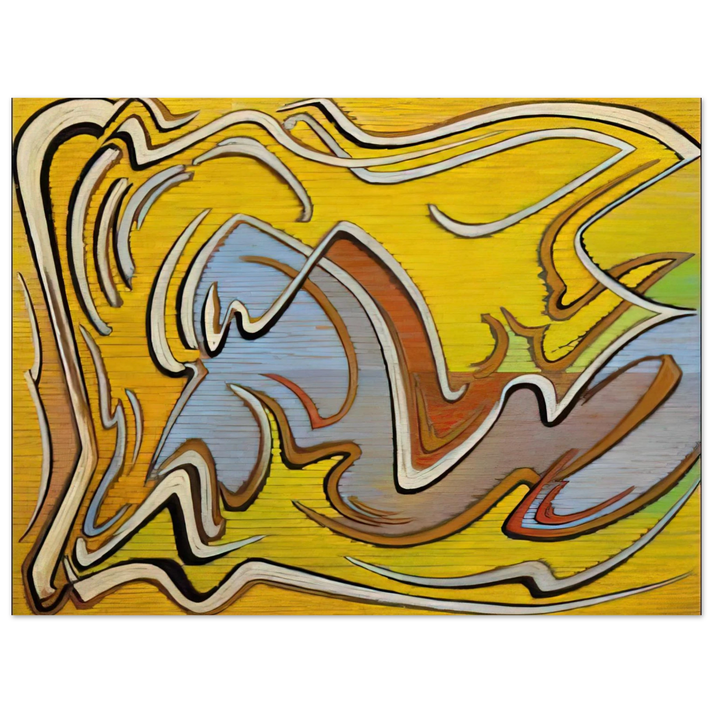 Lawren Harris - Calligraph Forming - 1958  75x100 cm / 30x40inches Fine Art Poster