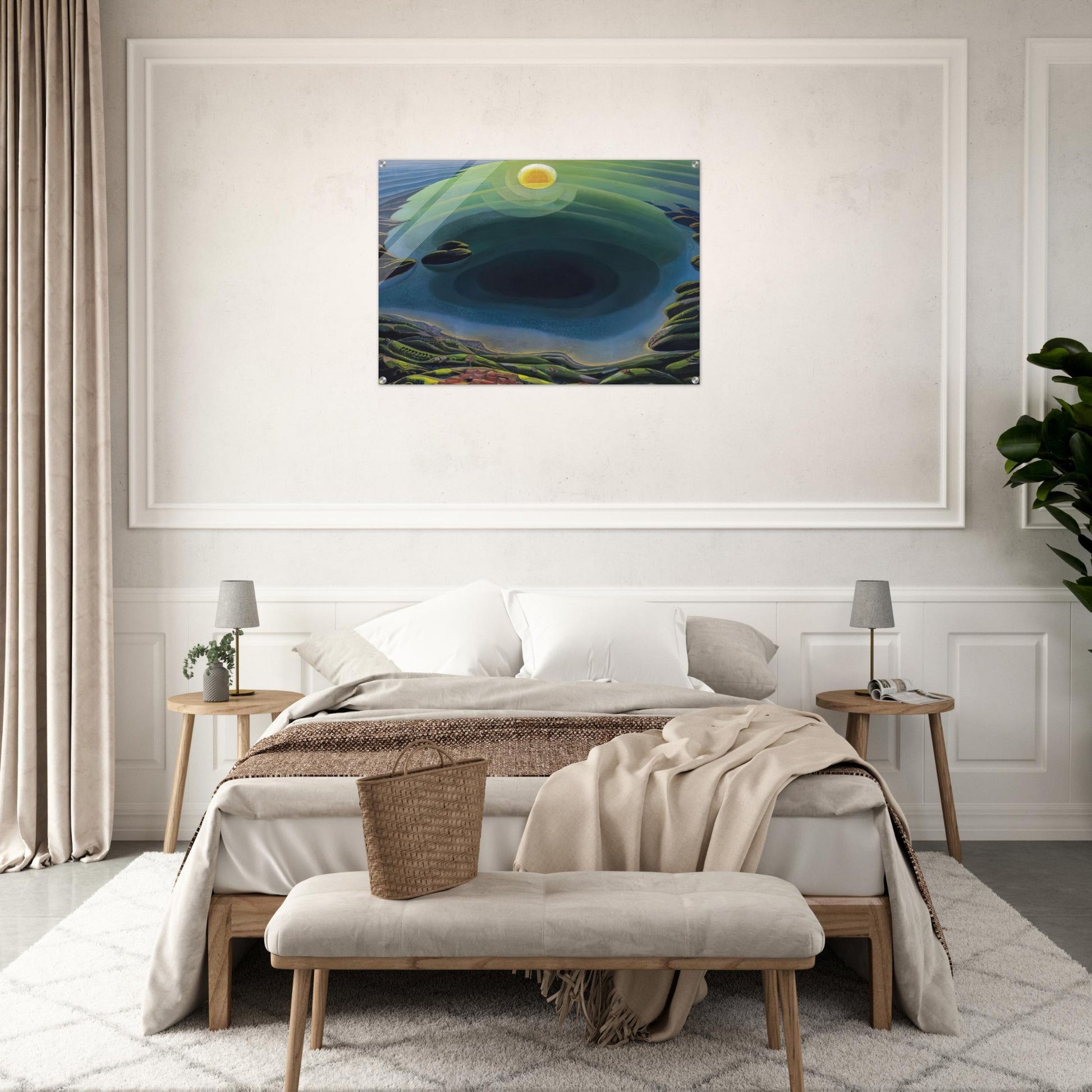 Aurora sul Golfo - 1935 - Gerardo Dottori Acrylic Print - 70x100 cm / 28x40″ inches