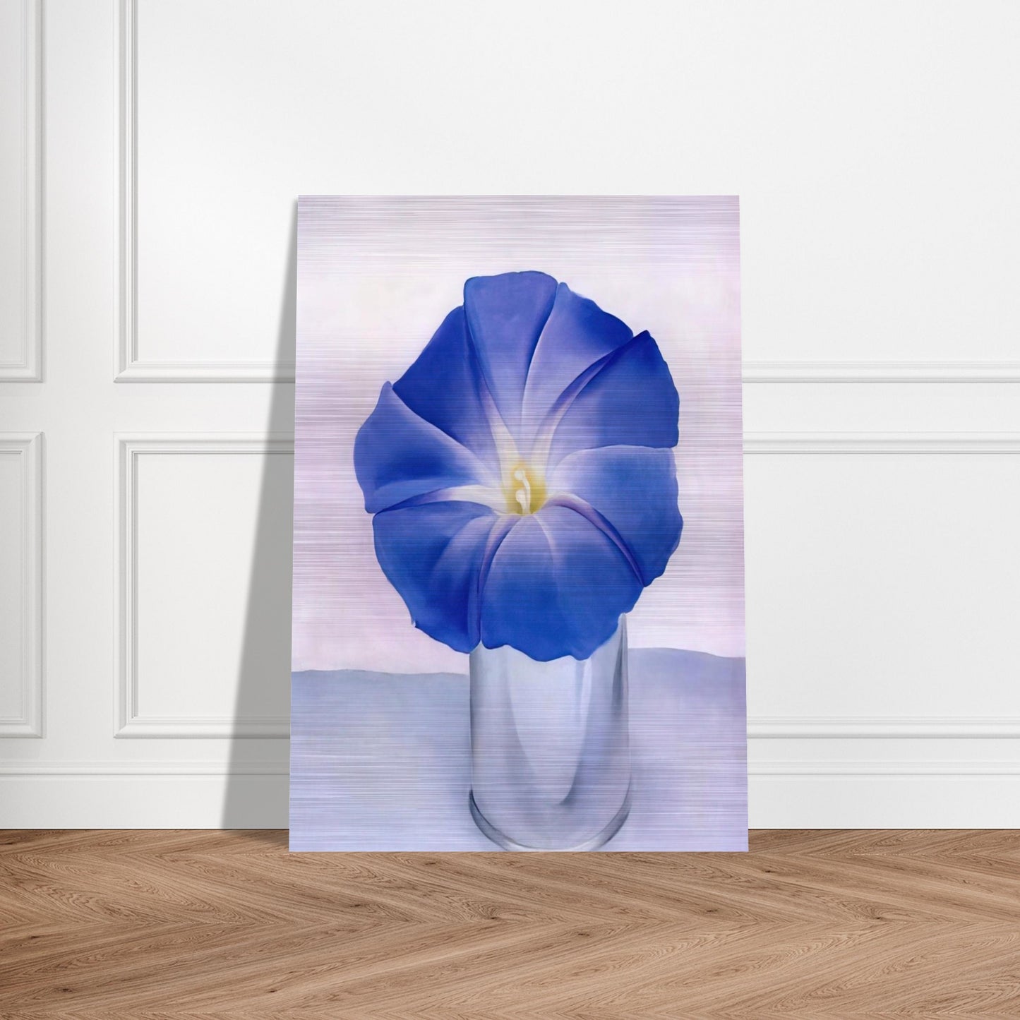Blue Morning Glory - Georgia O'Keeffe Brushed Aluminum Print - 70x100 cm / 28x40 inches | Georgia O'Keeffe Aluminum Print | Georgia O'Keeffe Prints