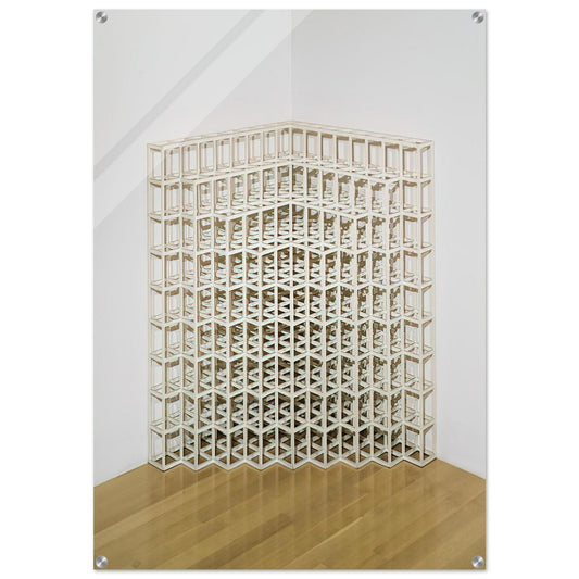 Corner Piece No. 2 - Sol LeWitt Acrylic Print - 70x100 cm / 28x40″ inches