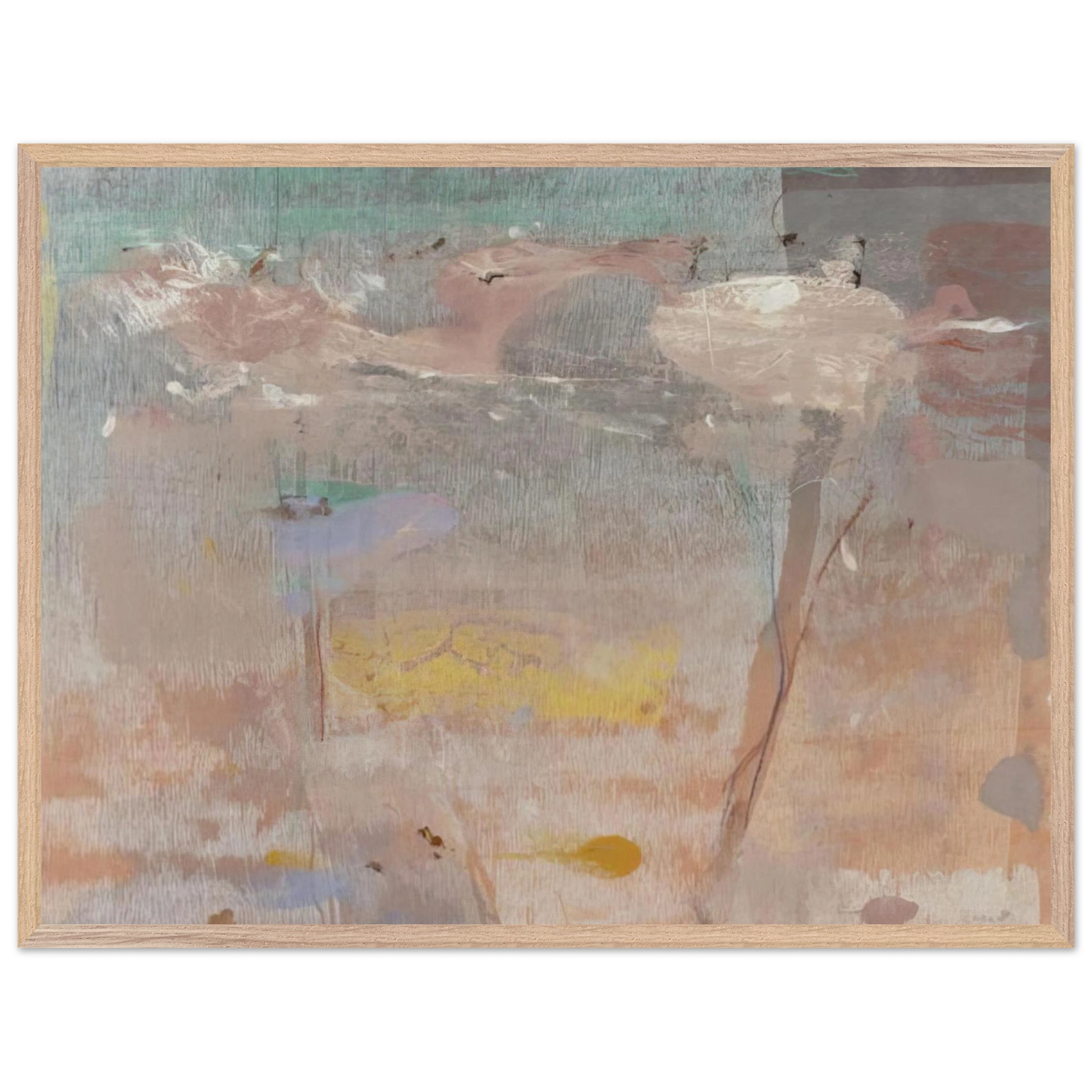 Helen Frankenthaler - Monotype I - 1981 Wall art - A2 (42 x 59.4  cm) - Fine Art Poster-canvas - -