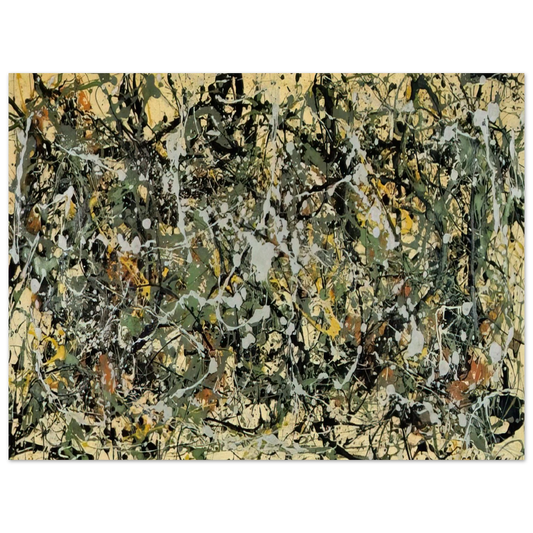 Jackson Pollock - NUMBER 8 1949  75x100 cm / 30x40inches Fine Art Poster