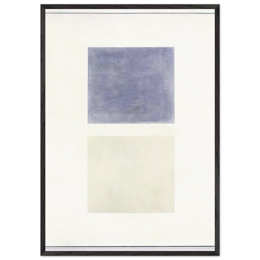 This Rain - Agnes Martin 70x100 cm / 28x40 inches Framed Art Print – Black Wooden Frame