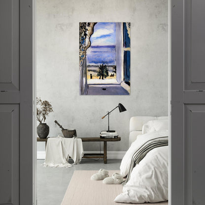 THE OPEN WINDOW 1918 - Henri Matisse Brushed Aluminum Print - 70x100 cm / 28x40 inches | Henri Matisse Aluminum Print | Henri Matisse Prints