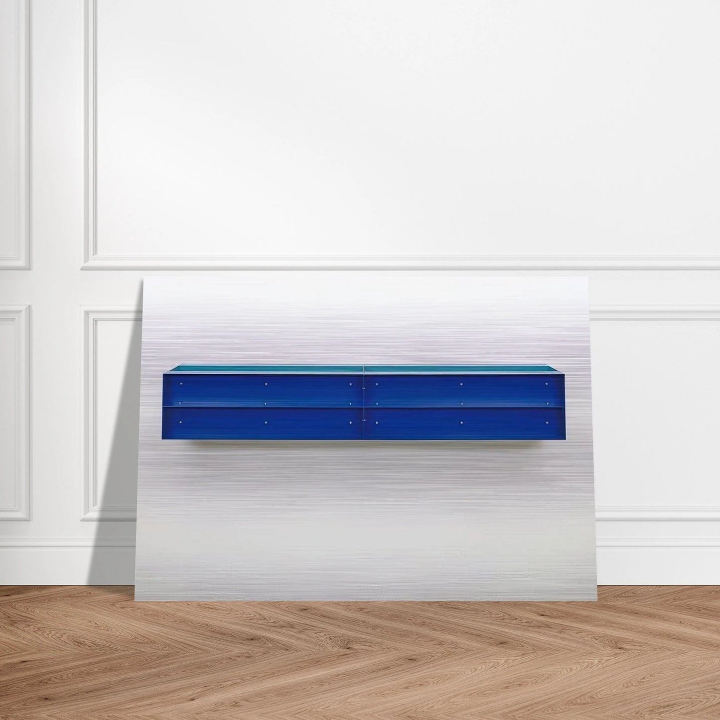 Untitled - 1989 - Donald Judd Brushed Aluminum Print - 70x100 cm / 28x40 inches | Donald Judd Aluminum Print | Donald Judd Prints