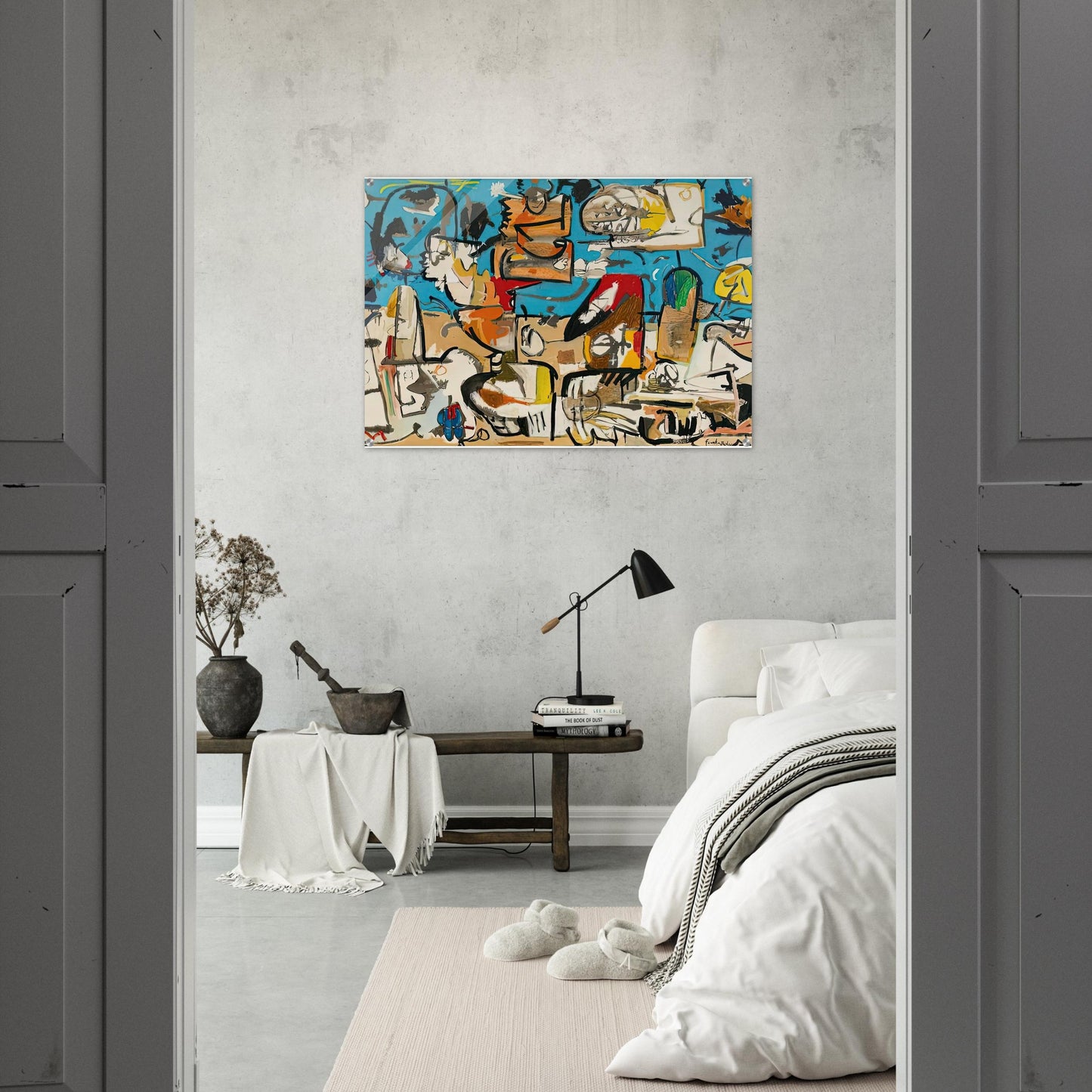 Untitled, 1951- - Helen Frankenthaler Acrylic Print - 70x100 cm / 28x40″ inches | Helen Frankenthaler Wall Art | Helen Frankenthaler Prints