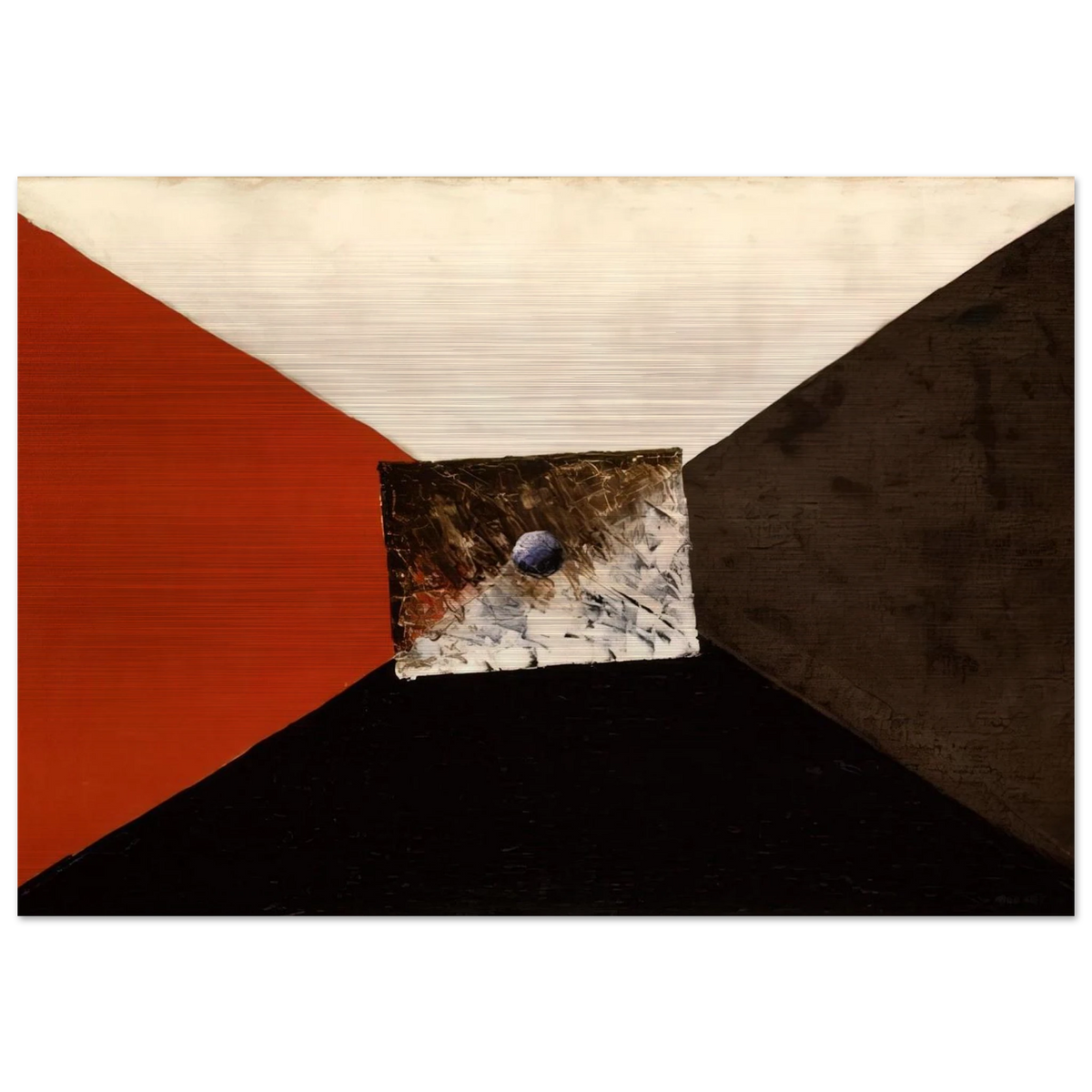COMPOSITION MARCHAND DE COULEURS - Man Ray Brushed Aluminum Print - 70x100 cm / 28x40 inches | Man Ray Aluminum Print | Man Ray Prints