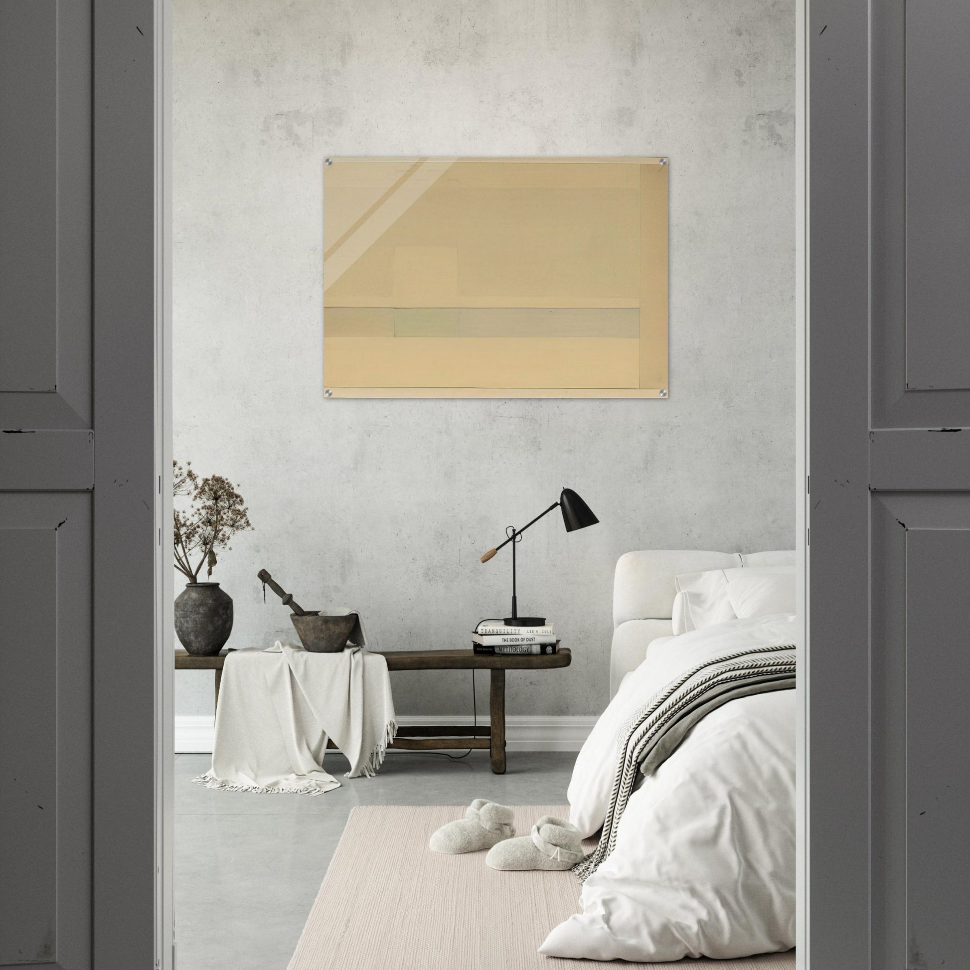 Ha nevicato - 1957 - Antonio Calderara Acrylic Print - 70x100 cm / 28x40″ inches