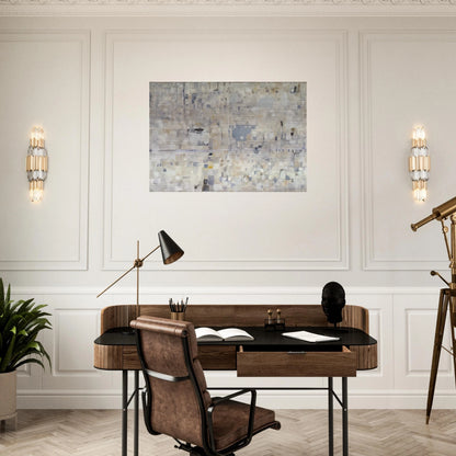 Blanche - 1958 - Maria Helena Vieira da Silva Brushed Aluminum Print - 70x100 cm / 28x40 inches | Maria Helena Vieira da Silva Aluminum Print | Maria Helena Vieira da Silva Prints