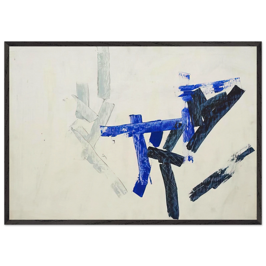 Untitled - 1960 N8 - Charlotte Posenenske 70x100 cm / 28x40 inches Framed Art Print – Black Wooden Frame