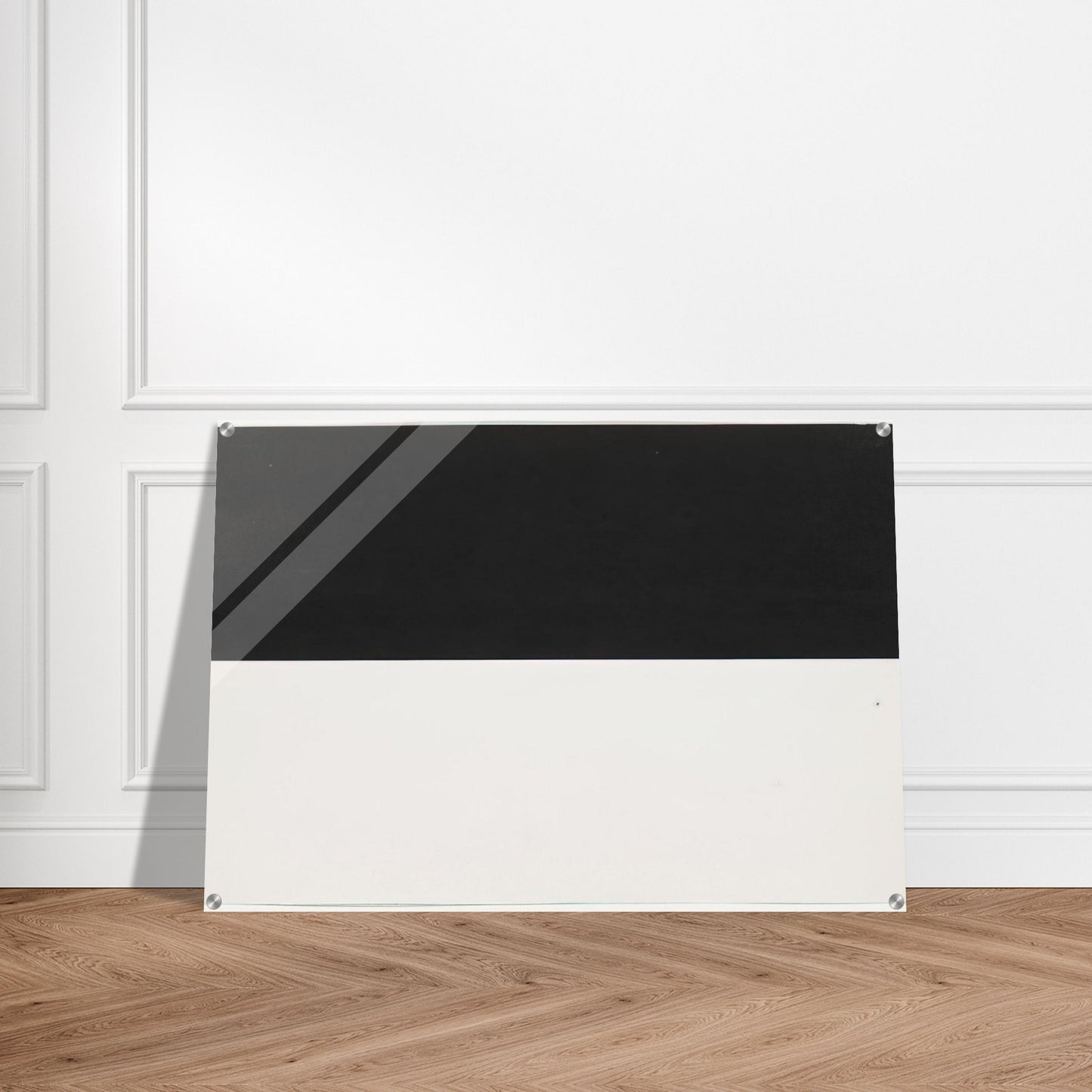 Black and White from the series Line Form Color - Ellsworth Kelly Acrylic Print - 70x100 cm / 28x40″ inches