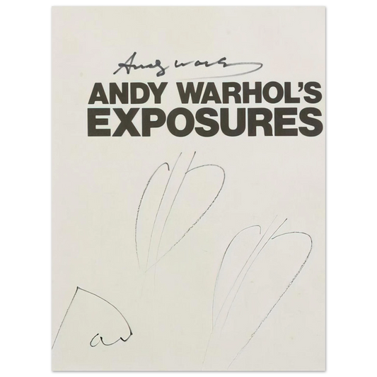 Andy Warhol - Butterfly Hearths  Andy Warhol's Exposures  Fine Art Poster