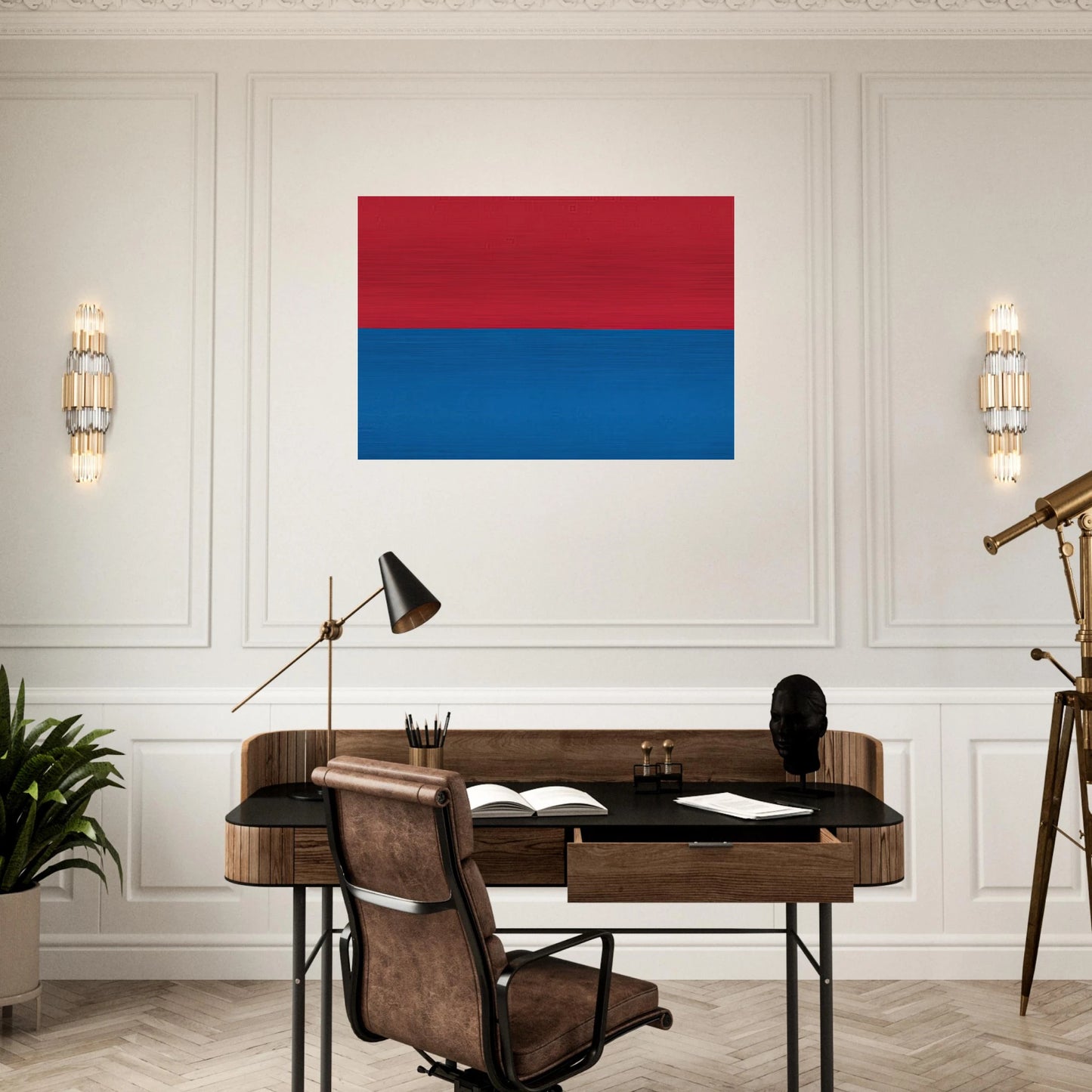 UNKNOWN TITLE - BLINKY PALERMO Brushed Aluminum Print - 70x100 cm / 28x40 inches | BLINKY PALERMO Aluminum Print | BLINKY PALERMO Prints